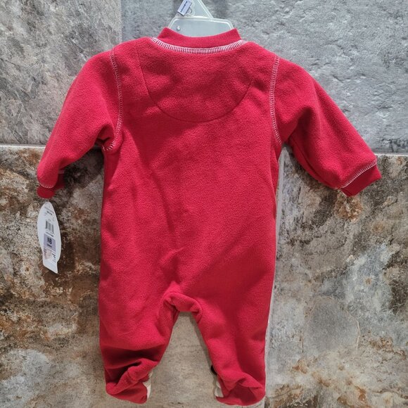 Santas Favorite Reindeer Red Christmas Sleeper for Newborn Babies NWT - Picture 3 of 8